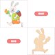 thumbnail image 4 of Funny Garden Ornaments Wooden Bunny Shape Easter Still Life Photography Assorted Color Photo Props 20Pcs, 4 of 4