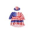 thumbnail image 2 of Independence Day Patriotic Outfit Set for Porch Goose Statue, Festive Goose Clothing with Hat for Lawn Garden Decoration, Durable Polyester Fabric for 23 Inch Outdoor Goose Decor, 2 of 8