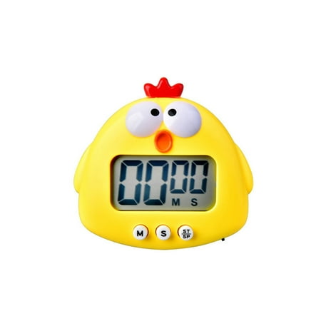 

aturustex Kitchen Timer Cute Cartoon Animal Countdown Timer Large Screen Visual Digital Cooking Learning Timer with Stand