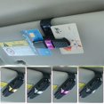 thumbnail image 4 of Estuche para gafas de coche, parasol para coche, soporte para gafas, clip para gafas de sol, tarjetero, accesorios para gafas, accesorios para coche, interior, 4 of 4