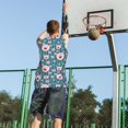 thumbnail image 5 of Sikiie Funny Pig Faces Basketball Jersey Reversible Men's Mesh Athletic Sports Shirts Training Practice S-4XLXX-Large, 5 of 6