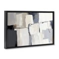 thumbnail image 2 of Stupell Industries Modern Abstract Neutral Tapestry Black Floating Frame Canvas Art, 25 x 17, by Irena Orlov, 2 of 8