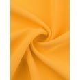 thumbnail image 5 of DARING DIVA Women's Plus Pleated Round Neck Basic Tulip Sleeves Top 1X Yellow, 5 of 6