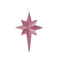 thumbnail image 3 of DAK 20" Pink Glittered Bethlehem Star Shatterproof Christmas Ornament, 3 of 3