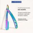 thumbnail image 4 of Porta Navajas de Barbero de Acero Inoxidable Tornasol | Navaja Rasuradoras para Hombre | Ideal para Afeitar | Accesorios para Cabello, 4 of 6