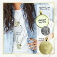 thumbnail image 7 of Happy Holidays Teacher Necklace Smart Cookies Gutsy Goodness Adult Female Bronze Metal Gift, 7 of 7