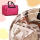 thumbnail image 4 of Bolsa Qarigey para máquina de coser doméstica de textura suave compacta para deportes y Fitness con refuerzo de línea de coche Envolturas para manijas de equipaje Verde, 4 of 6