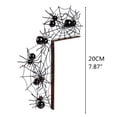 thumbnail image 1 of Señal de esquina de puerta de Halloween, puerta de tumbas de castillo de Halloween, decoración de esquina de puerta de Halloween, señal de ángulo de puerta de doble cara, diseño aerodinámico, 1 of 7