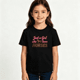 thumbnail image 2 of Girls Graphic Tees Just A Girl Who Loves Horses Kids T Shirt Cute 100% Cotton Short Sleeve Soft Tops 4-13Y, 2 of 5