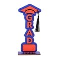 thumbnail image 2 of 2026 Graduation Party Decoration, Wooden GRAD Letters Tabletop Sign Graduation Decor, Class of 2026 Table Centerpieces Grad Congratulate Table Toppers, for High School College, 4*9 inch, 2 of 9