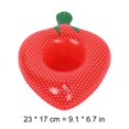 thumbnail image 4 of Soporte para taza de PVC suave estilo Ins impermeable para fiesta en la piscina (fresa), 4 of 6