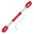 thumbnail image 2 of Anauto Attelle de Guidon de Moto Universelle Réglable 22mm Alliage d'Aluminium Renforcement Levier Barre Rouge, 2 of 4