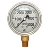Zenport Industries LPG5000 0 - 5000 PSI Low Pressure Gauge