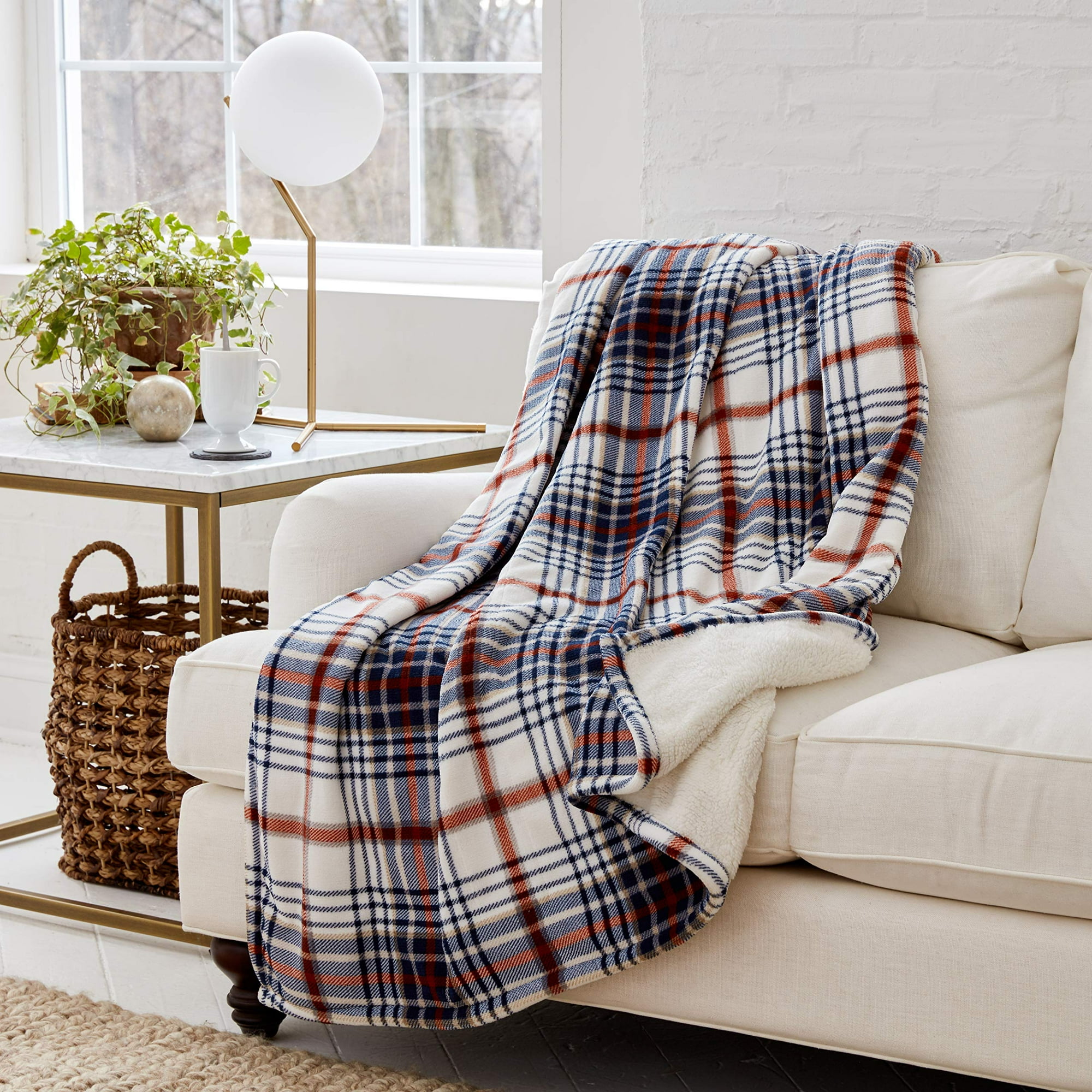 Eddie Bauer Smart Heated Electric Throw Blanket Reversible Sherpa Hands Free Control Wi Fi Only 2.4ghz Compatible With Alexa Google Ios