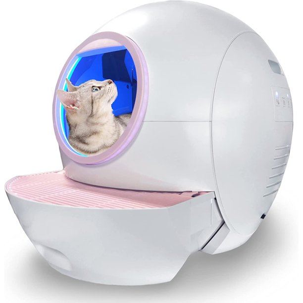 ELS PET Self Cleaning Cat Litter Box, No Scooping Automatic Litter Box