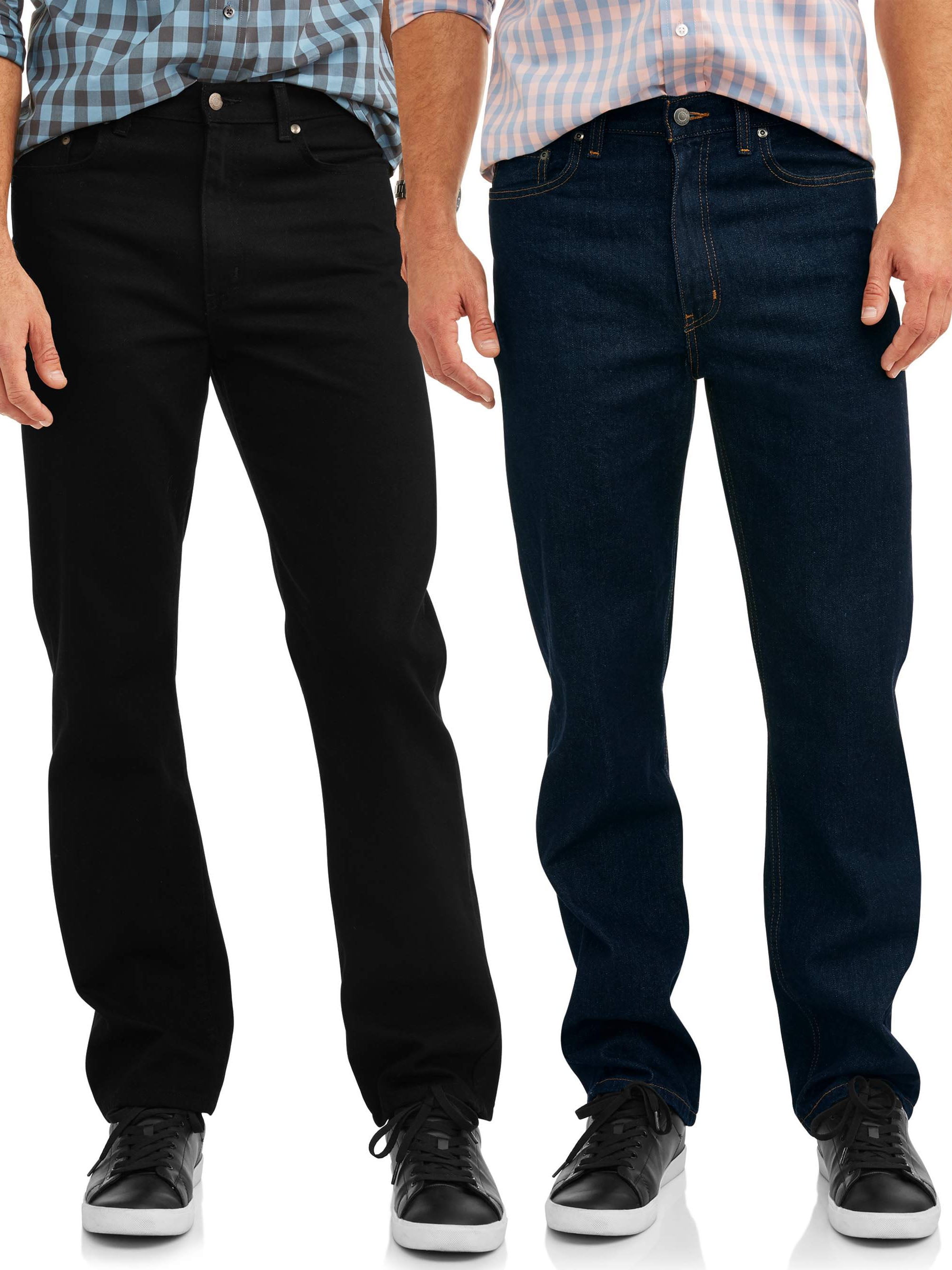 walmart men's relaxed fit jeans