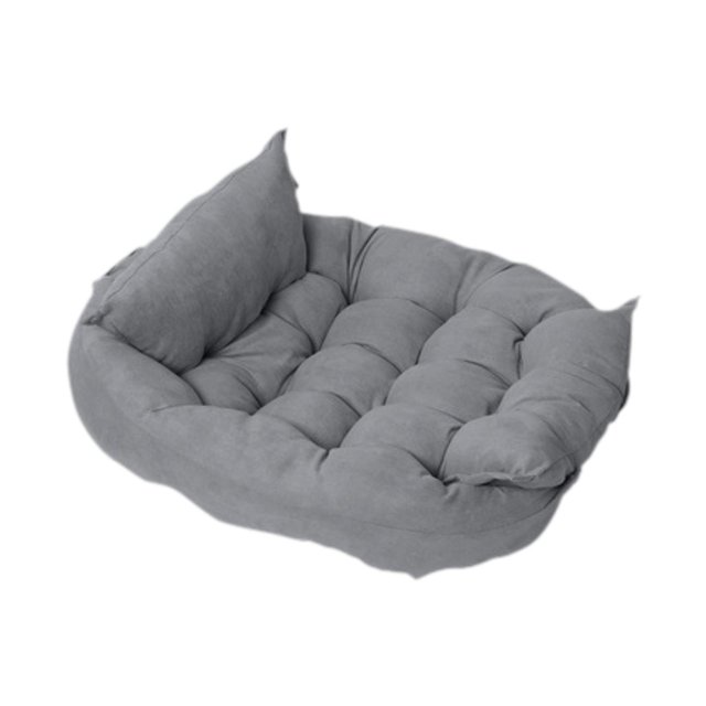 STARTIST Dog Bed Foldable Cat House Pet Cushion Pet Sleeping Bed for Small Large Dogs Gray