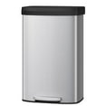 thumbnail image 3 of YUSAZENS 80L Large Step-on Trash Can for Kitchen, with Liner Rim and Soft Close Plastic Lid, Spacious and Stylish, Silver Color, 3 of 9
