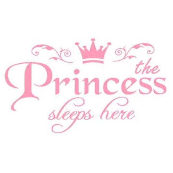 YUEHAO Wall Stickers Princess Home Decor Wall Sticker Decal Bedroom Door Art Mural Pink