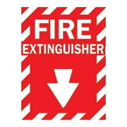 Brady 86091 Fire Extinguisher Sign 262-86091