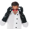 thumbnail image 1 of Black Vinyl Adult Costume Gloves, 1 of 1