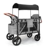 Cochildor Elite Pro All-Terrain Heavy Duty 4-Seater 300lb Capacity Stroller Wagon, Light Grey
