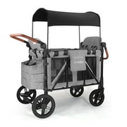 Cochildor Elite Pro All-Terrain Heavy Duty 4-Seater 300lb Capacity Stroller Wagon, Light Grey