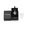 thumbnail image 7 of Crystal Cremation Jewelry Dolphin Heart Urn Necklace for Ashes for Women Crystal Heart Urn Locket Pendant Memorial Ashes Keepsake Necklace, 7 of 7