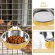 thumbnail image 4 of Tazón de alimentos para perros de forma de calabaza Tazón de acero inoxidable de acero inoxidable, 4 of 5