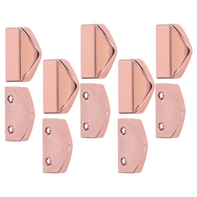 Zipper Stopper, Attractive Decorative Zipper Pull Replacement Glossy Appearance Small Compact Widely Applicable For Suitcases For Bags For Clothes Colorful,Bronze,Gray,Rose