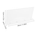 thumbnail image 5 of unbranded 8Ud Organizadores Transparentes De Acrílico Para Estantes Hogar Divisores Ajustables Para Ropa, 5 of 5