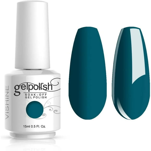 AIR-Soak-Off UV LED Gel Polish Nail Art Manicure Lacquer Teal Color #1439