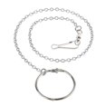 thumbnail image 4 of kurtrusly Parrot Stainless Steel Eight-ring Anklet Pet Bird Cockatiel Foot Chain 6, 4 of 8