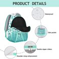 thumbnail image 3 of Leopard Spots School Backpack Cheetah Animal Print Texture Unique Fashion Backpack for Student and Student, 3 of 6