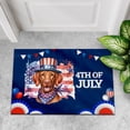 thumbnail image 4 of Patriotic Vizsla Celebrates 4th of July Doormat Vizslas Dog Lover Gifts Idea Indoor Outdoor Welcome Mat - 02009, 4 of 5