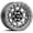 Matte Gunmetal, variant on RockTrix RT114 18 inch Wheel Compatible with Chevrolet Silverado 1500 Tahoe, 6x5.5 Rim 6x139.7 Wheel, 18x9, -12 Offset, 4.5 Backspace, Also fits GMC Sierra 1500 Yukon, Black