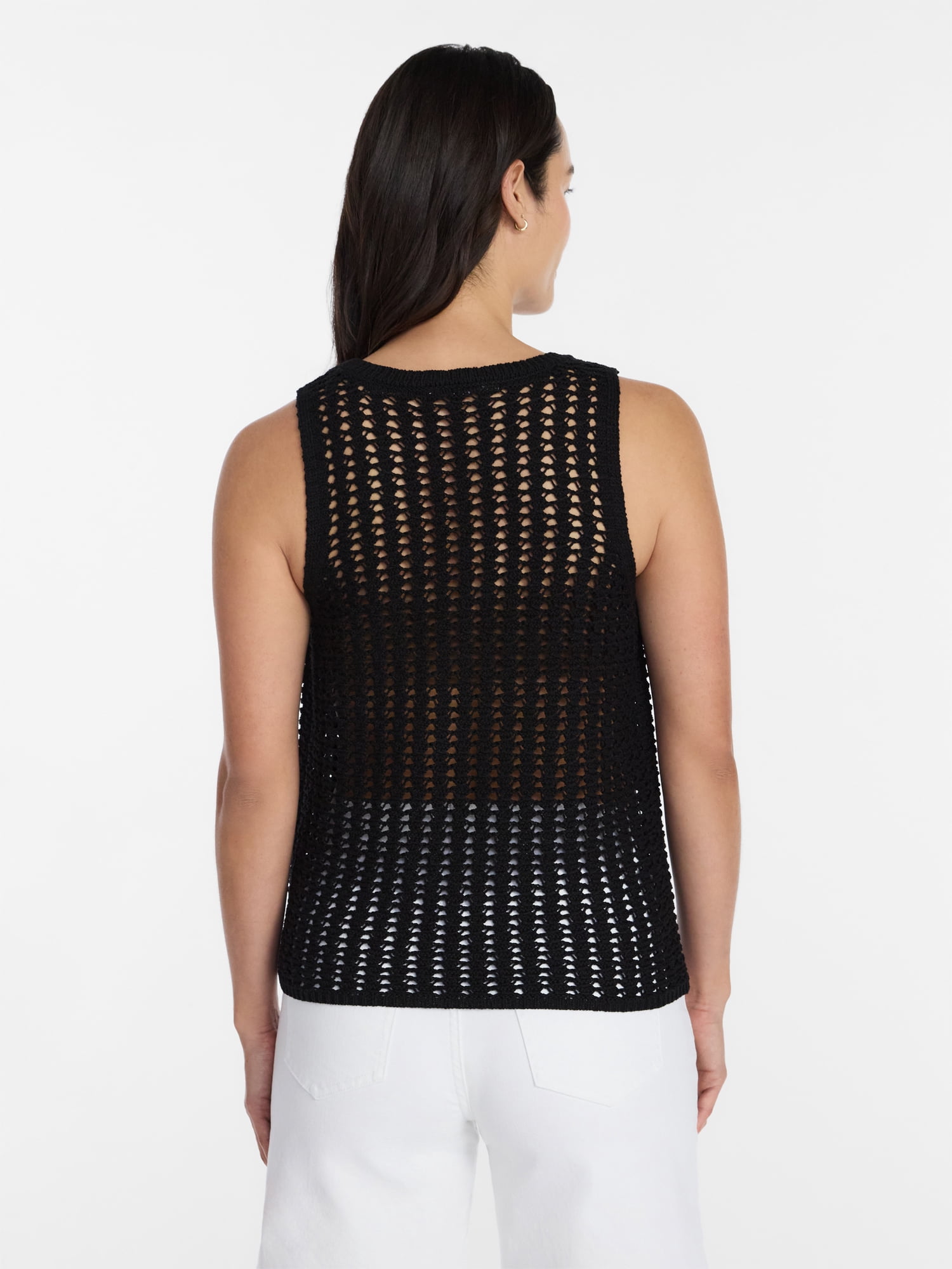 Time and Tru Women's Sweater Tank Top, Sizes XS-XXXL