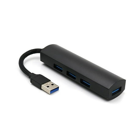High Speed 4 Ports USB3.0 HUB Multi-port Interface Extension Adapter Compatible for Computer Tablet Mobile