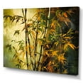 thumbnail image 2 of DESIGN ART Designart "Green Floral Bamboo Oasis Ii" Floral Wall Art For Living Room 40 in. wide x 30 in. high, 2 of 5