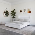 thumbnail image 3 of Nexera Harper Ensemble de Lit Plateforme Flottant 2 Pcs, Blanc, Double, 3 of 6
