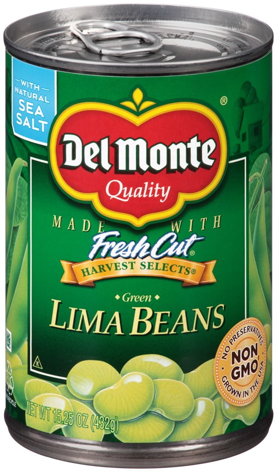 Del Monte Green Lima Beans, 15.25 oz