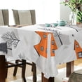 thumbnail image 5 of Yayeee Tablecloths 54" x 72" Rectangle Wrinkle Resistant Party Table Cover, Beige Snow Houses, 5 of 8