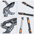 thumbnail image 7 of AIRAJ Extendable Tree Trimmer Anvil Loppers - Heavy Duty Branch Cutter with 2 Inch Cutting Capacity, 27-37” Telescopic Pruning Shears, Compound Action Garden Tool for Thick Branches & Dead Wood, 7 of 7
