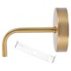 thumbnail image 1 of CRILSTYLEO 1Jgo Soporte De De Metal Dorado Para Pared Con Alta Resistencia Y Fácil Instalación Para Hogar, 1 of 7
