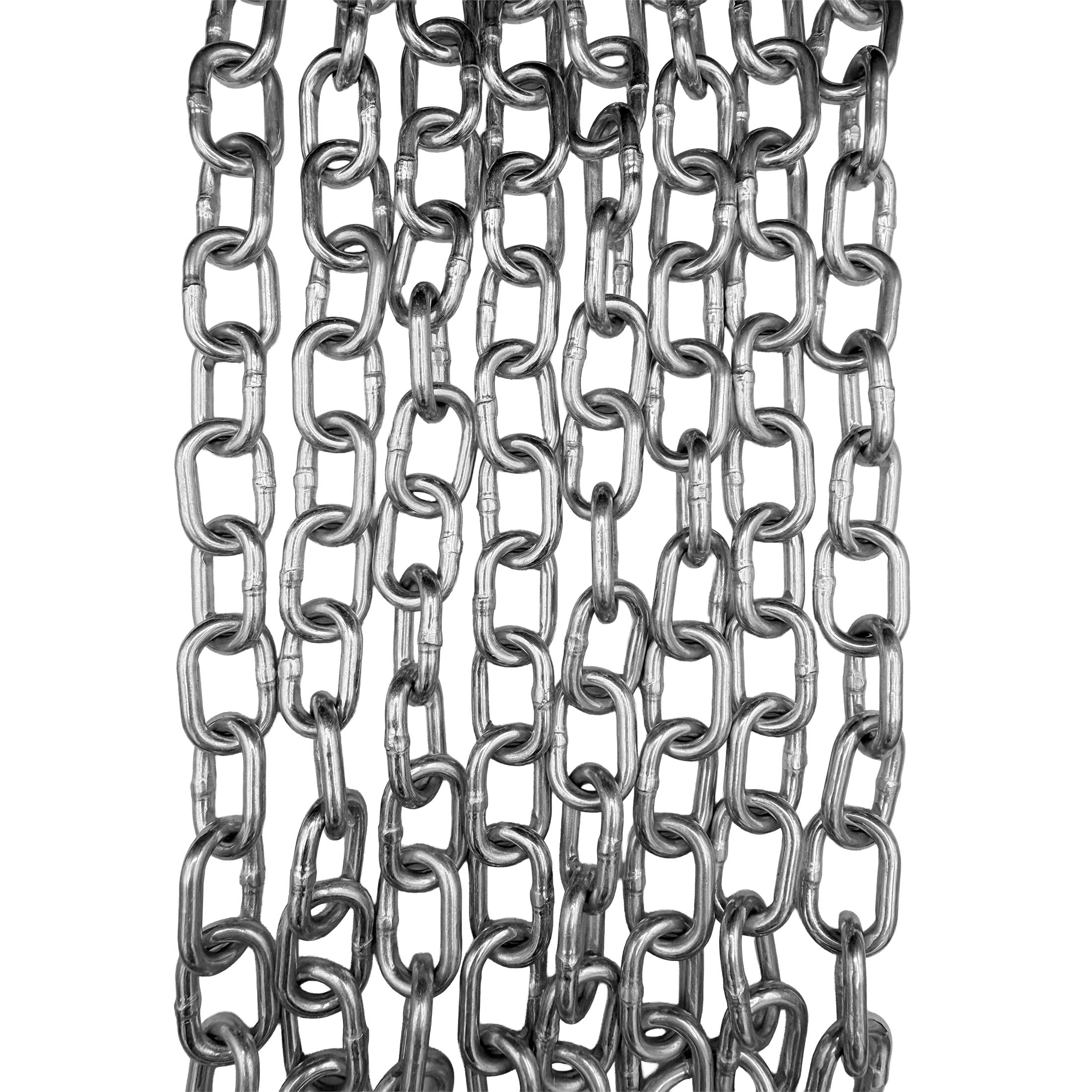 Peerless Chain 2/0 Passing Link Chain, 10 Ft, Zinc Plated, #4757210