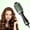 Green, variant on One-Step Hot Air Brush and Hair Dryer Volumizer, Professional 4-in-1 Hair Styler for Drying, Straightening, and Curling, Ionic Ceramic Styling Brush with Nylon Pin & Tufted Bristles