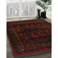 thumbnail image 2 of Ahgly Company Indoor Square Traditional Bakers Brown Persian Area Rugs, 4' Square, 2 of 6