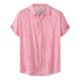 thumbnail image 1 of Hombres Casual Botones Playa Sin posicionamiento Estampado Turndown Camisa de manga corta Blusa Pompotops oipoqjl47960, 1 of 9