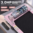 thumbnail image 3 of Walking Pad with 6% Incline, 3.0HP Under Desk Treadmill for Home Office, 300 lbs Capacity Portable Running Walking Machine, Slim Compact Motorized Electric Treadmill, 3 of 6