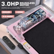 Walking Pad Treadmill for Home, 3.0HP Under Desk Treadmill with 6% Incline, Mini Portable Walking Running Machine Slim Compact Motorized Electric Treadmill with 300 lbs Capacity